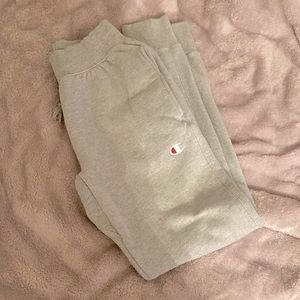 men’s small champion grey sweatpants